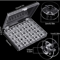 Kit de couture de bobine de noyau en plastique de bobine de machine à coudre d'ordinateur de ménage de 2518P pour l'usage avec des machines à coudre de ménage
