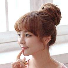 Parrucca per auto-parrucca domestica per capelli con cacca parrucca su testa lunga 34-38 pollici per donne - Product Image 1