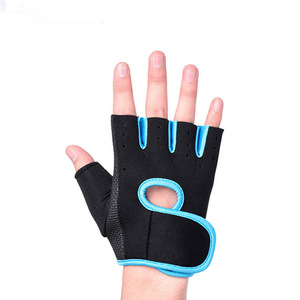 Custom Logo Weightlifting Half-Finger Breathable Non-Slip Water Resistant Unisex Gym <b>Gloves</b> for Workout and Sports - Product Image 6