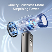 Ventilateur électrique portable USB pliable à moteur sans balais haute vitesse OEM/ODM avec affichage numérique, batterie 4000 mAh, commande par bouton, faible MOQ