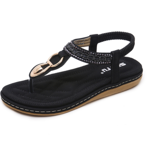 Best Seller <span class=keywords><strong>sandali</strong></span> in gomma coreana comodo <span class=keywords><strong>tacco</strong></span> piatto alla moda Slip-On per l'estate e l'autunno - Product Image 6
