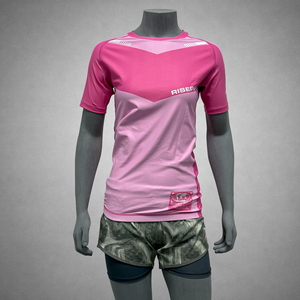 Camiseta de Compresión Rosa Personalizada para Mujer, Antideslizante, Duradera, con Protección Solar UPF50+, para Artes Marciales Mixtas sin Kimono, <span class=keywords><strong>CrossFit</strong></span> - Product Image 2