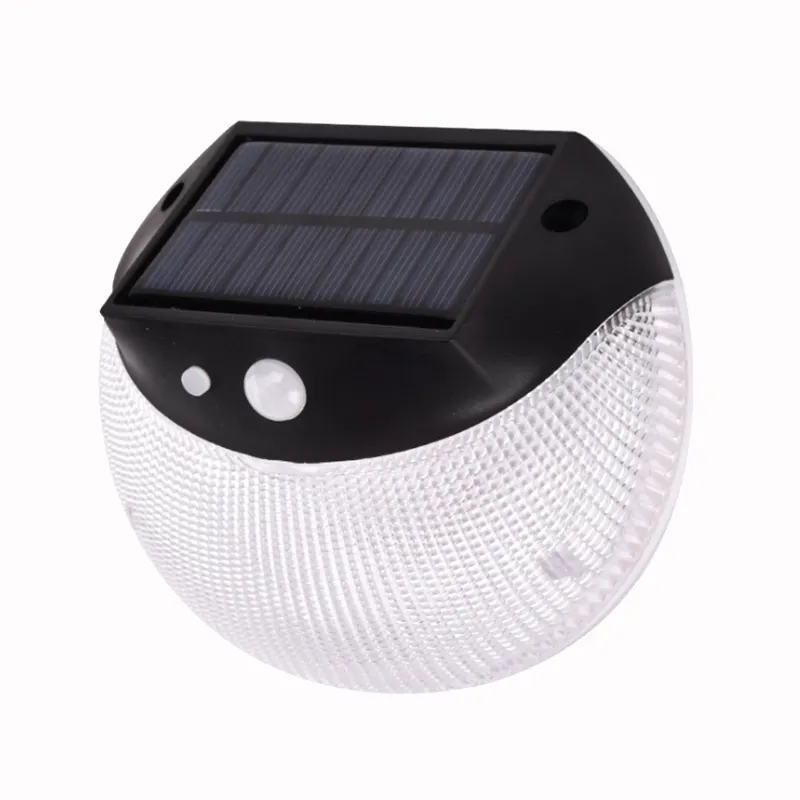 2020 new10W Round super bright LED sensor wall light solar waterproof for courtyard