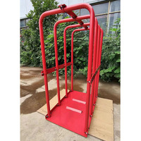 Cage de sécurité pour voiture de haute qualité, couleur rouge, 4 barres, pour gonflage des pneus