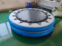 Hamaca Flotante Inflable para Piscina, Cama Flotante de 2 m de Diámetro