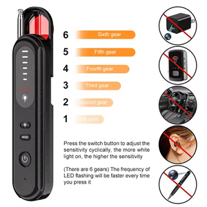 Alarma personal de privacidad portátil T01 GPS inalámbrico <span class=keywords><strong>RF</strong></span> buscador de señal espía cámara oculta dispositivo <span class=keywords><strong>detector</strong></span> anti espía para cámara oculta - Product Image 3