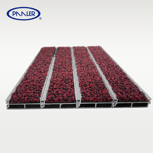 20mm Chiều cao trong nhà lối vào sàn thảm hệ thống thảm đỏ với lồng vào nhau nhôm có thể giặt nylon loại bỏ bụi cửa mat - Product Image 3
