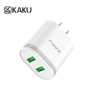 KSC-367 Hongwei 12W 2,4 A USB Ganda PC Tahan Api Pengisi Daya US dan Adaptor Usb Telepon Seluler Adaptor Pengisi Daya AS