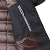 Veste d'hiver décontractée pour homme, en duvet, imperméable, respirante, résistante au vent, fermeture éclair, couleur unie, pour un usage quotidien