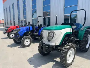 LUTIAN China proveedor 50hp 60hp 70hp tractores Mini 4x4 tracción en las ruedas tractor agrícola mini tractor precio con accesorios para la venta