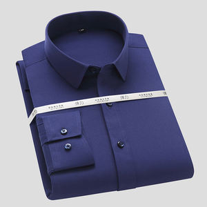 Camicia da uomo all'ingrosso <span class=keywords><strong>Non</strong></span> in ferro nuova camicia da lavoro antirughe a manica lunga - Product Image 5