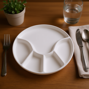 Plato Redondo de Plástico para Servir Kela Fondueteller Anneli, Paquete de 6, para Uso en la Comedor - Product Image 3