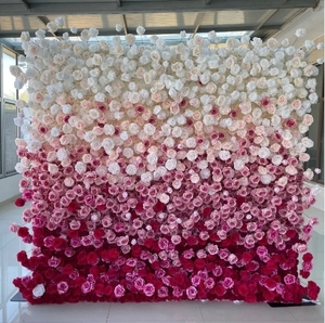 Dimensioni personalizzate tessuto decorazione della parete del fiore sfondo di nozze centrotavola fiore di vita arte della parete sfondo foto - Product Image 6