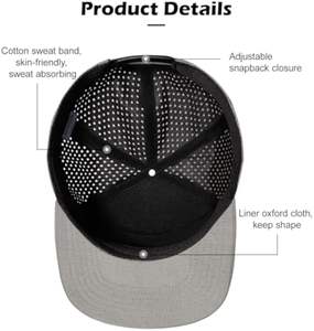 Casquette <span class=keywords><strong>de</strong></span> baseball surdimensionnée Snapback pour hommes femmes grosses têtes unisexe réglable respirant étanche <span class=keywords><strong>sport</strong></span> plage Performance - Product Image 3