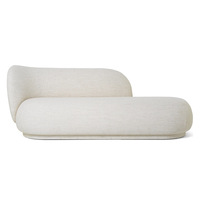 Canapé Courbé Moderne 3 Places en Tissu Flanelle Crème Style Nordique 2026 avec Éponge Haute Densité – Ensemble de Mobilier de Salon