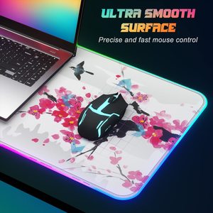 Alfombrilla de Ratón para Juegos RGB The Quintessential <span class=keywords><strong>Quintuplets</strong></span>, Modos de Iluminación, Alfombrilla de Escritorio LED Grande para Jugadores de Anime, Patrones de Estilo Abstinentes - Product Image 3
