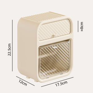 <span class=keywords><strong>Distributeur</strong></span> de <span class=keywords><strong>papier</strong></span> de soie adhésif Étagère de boîte de rangement en plastique étanche avec couvercle Porte-<span class=keywords><strong>papier</strong></span> hygiénique mural - Product Image 5