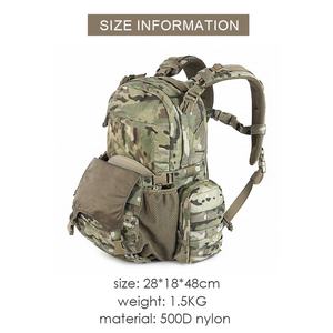 New Arrival Tactical Helmet Cargo <b>Pack</b> Customized 500D Nylon Tactical Backpack with Helmet Pouch - Product Image 3