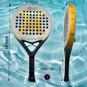 Set di Racchette da Beach Tennis in Carbonio 18K con Logo Personalizzato OEM, Racchette da <span class=keywords><strong>Padel</strong></span> Mormaii a Forma di Diamante - Product Image 6