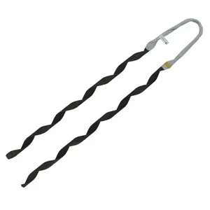 用于OPGW ADSS电缆的螺旋热浸镀镀锌钢氯丁橡胶涂层预成型gie gip gw ADSS电缆