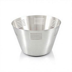 Stainless Steel Storage Basket Bowl Modern Design Kitchen Organization Container Multifunctional Metal <b>Bin</b> for Neatening - Product Image 1