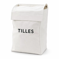Sac à linge en toile de coton robuste et personnalisable, grande capacité, pliable, pour vêtements sales, idéal pour la maison et l'hôtel (vente en gros)