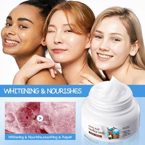 Crème <span class=keywords><strong>Visage</strong></span> Blanchissante au <span class=keywords><strong>Lait</strong></span> <span class=keywords><strong>d</strong></span>'<span class=keywords><strong>Ânesse</strong></span> Biologique ZOZU en Gros, Soins de la Peau Coréens, Hydratante, Éclaircissante, Réparatrice de la Peau - Product Image 3