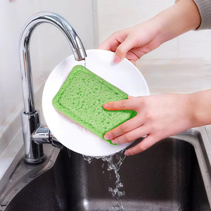 Accesorios de Cocina, Esponjas de Limpieza Comprimidas para Lavar Platos, Estropajos, Herramienta para Desincrustar la Placa de Cocina - Product Image 6
