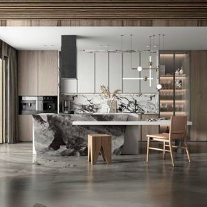 Gli armadi in legno bianco personalizzati in stile moderno <span class=keywords><strong>con</strong></span> maniglie nere offrono un interno spazioso - Product Image 2