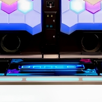 Machine de danse à monnayeur avec rythme musical et panneaux LED pour centre de jeux d'amusement