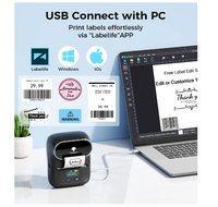 Phomemo M110 Mini impresora de etiquetas térmicas portátil multifunción autoadhesiva máquina para hacer etiquetas adhesivas para ropa de oficina