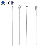 Fraise électrique ORL angulaire à double morsure, instruments d'examen ORL, fraise à sinus liftée à tête diamantée en promotion