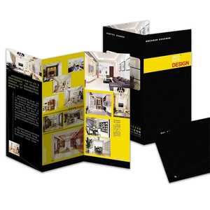Grosir promosi kustom dapat dicetak iklan Pamphlet 2/<span class=keywords><strong>3</strong></span>/4 lipat lipat tiga brosur dilipat selebaran layanan cetak - Product Image 6