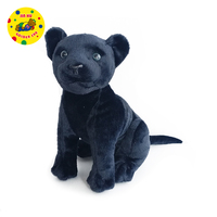Promotion Peluche Animal Panthère Poupée Jouet Personnalisé Mignon Peluche Panthère Noire Jouet