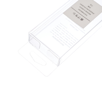 Vente d'usine de bonne qualité boîte d'emballage transparente en PVC personnalisée boîte d'emballage en plastique transparent