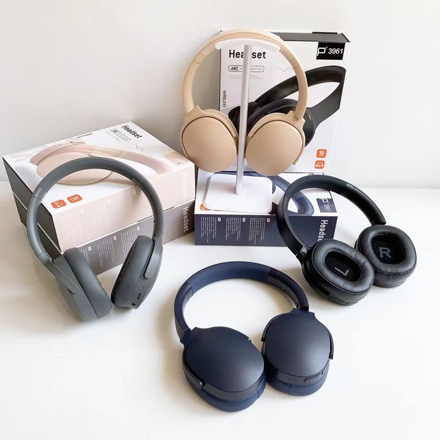 P3961 Hot Selling Noise Cancelling Wireless Bt Music Stereo Sound Over Ear Headphone Headset with Mic Auricular Casque Sans Fil