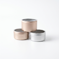 Boîtes rondes en aluminium portables, résistantes à l'humidité, de couleur personnalisable, pour le thé