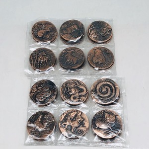 เหรียญที่ระลึกโลหะเคลือบลายสัตว์จีนโบราณแบบวินเทจ ดีไซน์ตามราศีจีน ผลิตตามสั่งจากโรงงาน - Product Image 2