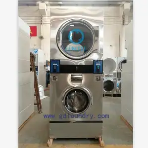 15Kg + 15Kg Stoom Verwarming Industrie Wasmachine, Wasmachine Extractor