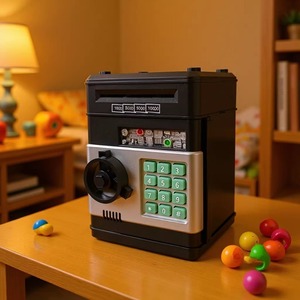 ตู้เซฟ<span class=keywords><strong>ออม</strong></span>สินแบบ ATM สำหรับเด็ก ใช้รหัสผ่าน พร้อมเสียงเพลงและฟังก์ชั่นจ่ายเหรียญอัตโนมัติ - Product Image 2