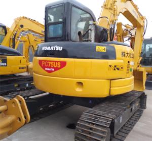 Excavadora hidráulica PC75 usada en Japón, precio bajo en stock, Komatsu - Product Image 5