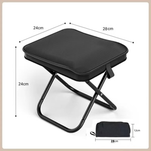 Wholesale Portable Outdoor Camping Folding <b>Chair</b> Multi-functional Pen Bag Mini Fishing Stool <b>Small</b> Oxford Cloth - Product Image 5