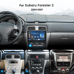 Dasaita 9 pulgadas coche estéreo Android GPS navegación Carplay Multimedia Video REPRODUCTOR DE DVD Unidad Principal para Subaru <span class=keywords><strong>Forester</strong></span> <span class=keywords><strong>2</strong></span> 2004-2007 - Product Image 2