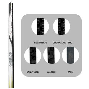 ไม้ฮอกกี้น้ำแข็ง YIFENG OEM คาร์บอนไฟเบอร์ กวางตุ้ง สีดำ รุ่น P88 P92 P28 P29 แบบเฟล็กซ์ - Product Image 4