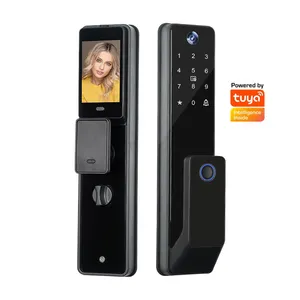 Không Thấm Nước Thông Minh Khóa Kỹ Thuật Số Xử Lý Keyless Tuya Thông Minh Khóa Mật Khẩu Cửa Vân Tay Căn Hộ Nhà Thông Minh Cổng Khóa