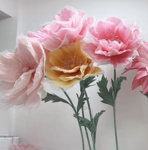 K-36 fleur géante énorme flore diamètre est d'environ 80-150 cm rose <span class=keywords><strong>blanc</strong></span> dégradé coquelicot <span class=keywords><strong>tournesol</strong></span> pour la décoration - Product Image 5