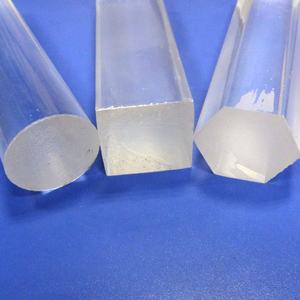 Varilla Acrílica Cuadrada de Plástico Transparente, Marca HENGGE, Modelo AR-19, Certificación ROHS, Superficie Lisa - Product Image 1