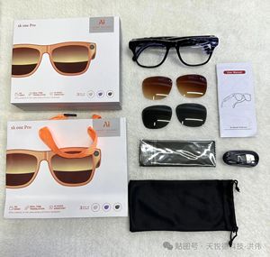 แว่นตากันแดดอัจฉริยะ Hot XK ONE PRO AI พร้อมกล้อง HD 8MP แปลภาษาได้กว่า 100 ภาษา บันทึกวิดีโอ 1080P เลนส์ป้องกันแสงสีฟ้า - Product Image 2