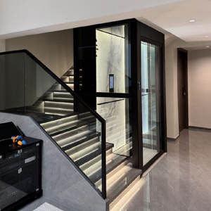 Low Noise 200kg <strong>Small</strong> House Residential Elevator <strong>Lift</strong> Outdoor 2 Persons 3 Floors External Villa <strong>Home</strong> Elevator - Product Image 1