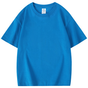 เสื้อยืดเด็กเรียบง่ายทรงโอเวอร์ไซส์ สีขาวพื้น ผ้าฝ้าย 210GSM เสื้อยืดเด็กออกแบบเองทรงโอเวอร์ไซส์สำหรับเด็ก - Product Image 1